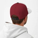 arizona-coyotes-cap-customized-flat-illustration-red-white-best-selling.webp