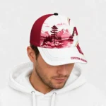 arizona-diamondbacks-cap-customized-flat-illustration-red-white-best-selling.webp