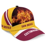 arizona-state-sun-devils-cap-personalized-blazing-fire-maroon-best-selling.webp