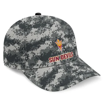 Arizona State Sun Devils Cap - Personalized Digital Camo Gray