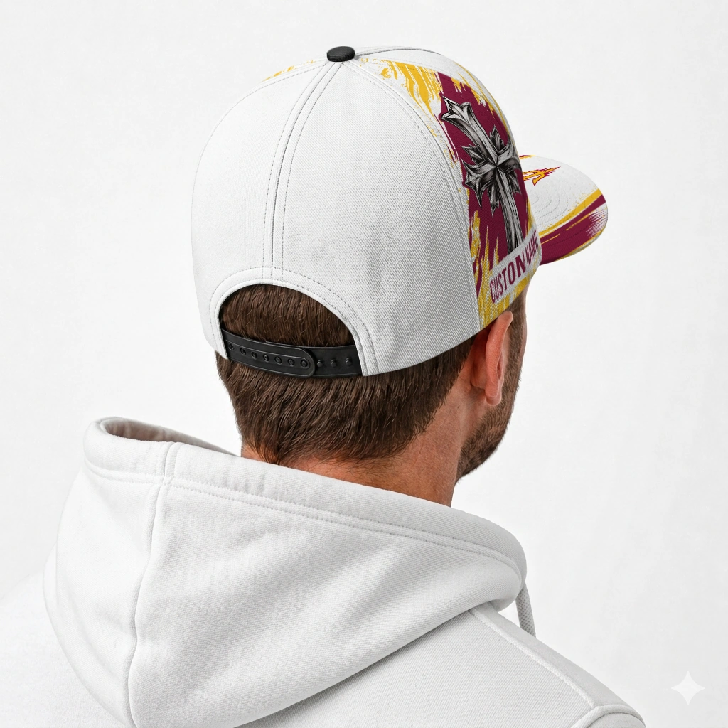 arizona-state-sun-devils-cap-personalized-grunge-cross-maroon-white-latest-model.webp