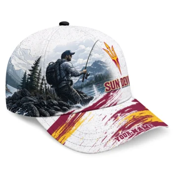 Arizona State Sun Devils Cap - Personalized Photo Realistic Maroon White