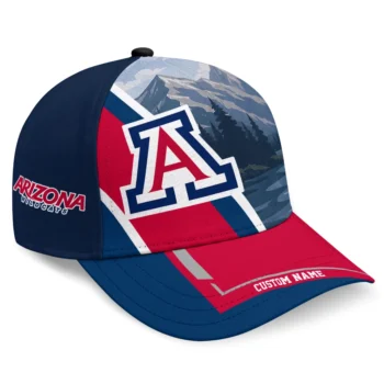 Arizona Wildcats Cap - Custom Diagonal Slash Red