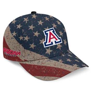 Arizona Wildcats Cap - Custom Distressed Stars Navy