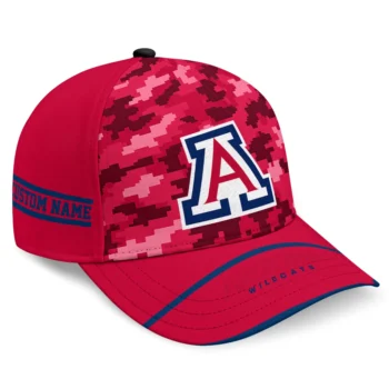Arizona Wildcats Cap - Custom Pixel Camo Red