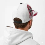 arkansas-razorbacks-cap-custom-grunge-cross-red-white-best-selling.webp