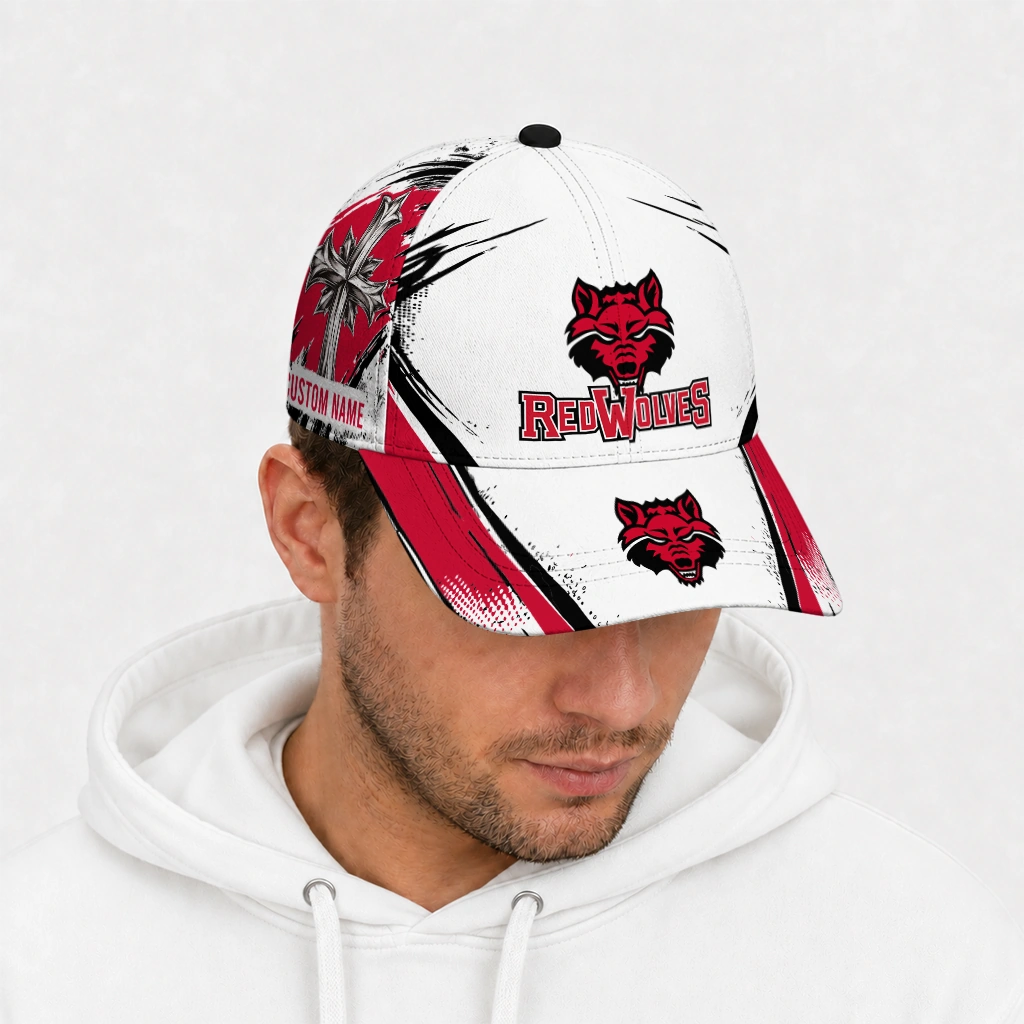 arkansas-state-red-wolves-cap-customized-grunge-cross-scarlet-white-new-arrival.webp