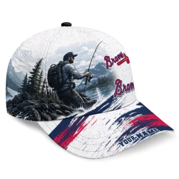 Atlanta Braves Cap - Custom Photo Realistic Navy White