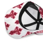 atlanta-hawks-cap-custom-damask-pattern-red-white-best-selling.webp