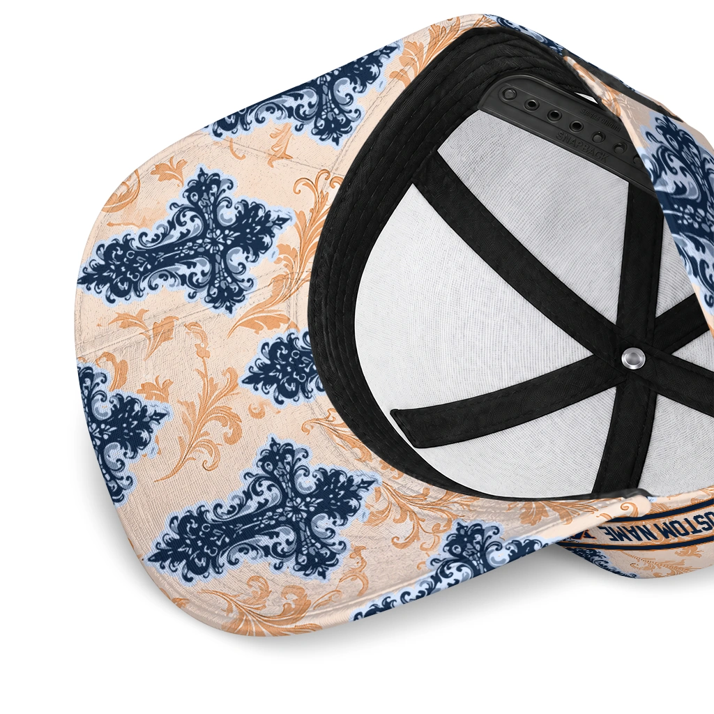 auburn-tigers-cap-customized-damask-pattern-navy-blue-white-high-quality.webp