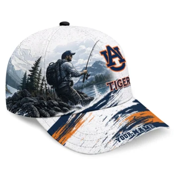 Auburn Tigers Cap - Customized Photo Realistic Navy Blue White