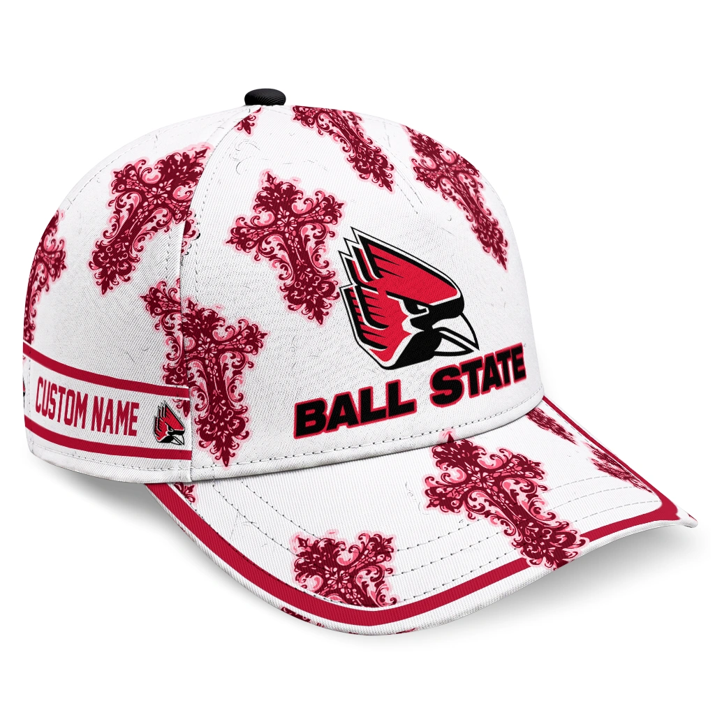 ball-state-cardinals-cap-customized-damask-pattern-red-white-best-selling.webp ball state cardinals cap customized damask pattern red white best selling