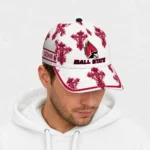 ball-state-cardinals-cap-customized-damask-pattern-red-white-best-selling.webp