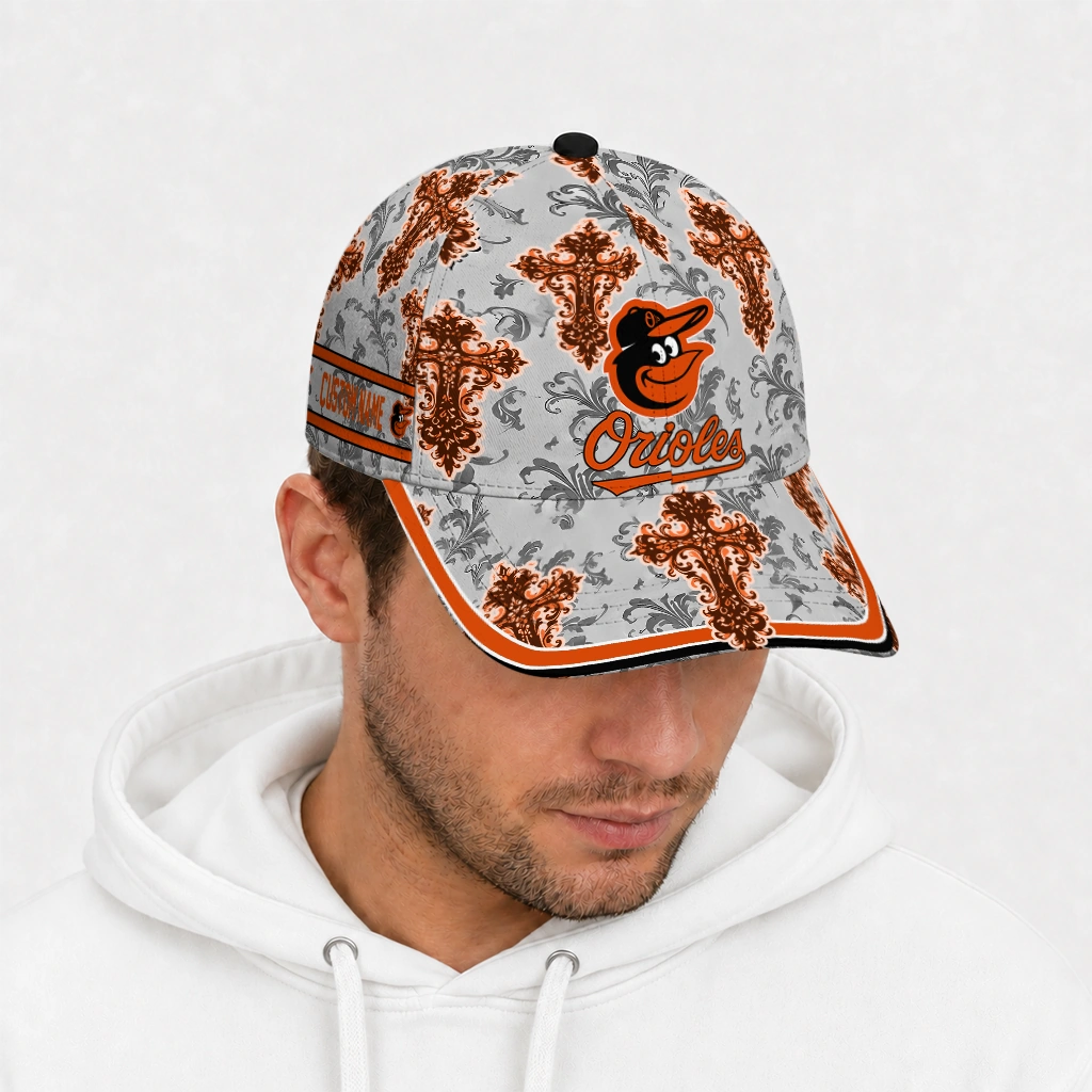 baltimore-orioles-cap-custom-damask-pattern-orange-white-new-arrival.webp