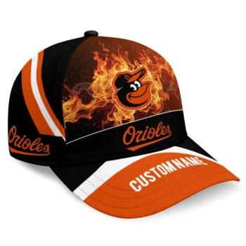 Baltimore Orioles Cap - Personalized Blazing Fire Orange