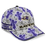 baltimore-ravens-cap-custom-damask-pattern-purple-white-best-selling.webp