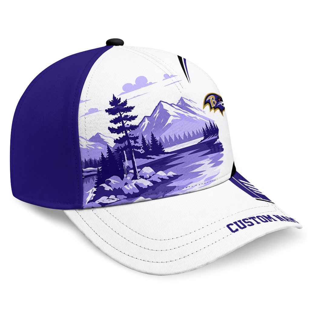 baltimore-ravens-cap-custom-flat-illustration-purple-white-best-selling.webp baltimore ravens cap custom flat illustration purple white best selling