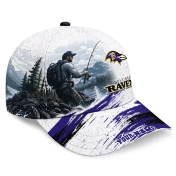 Baltimore Ravens Cap - Customized Photo Realistic Purple White