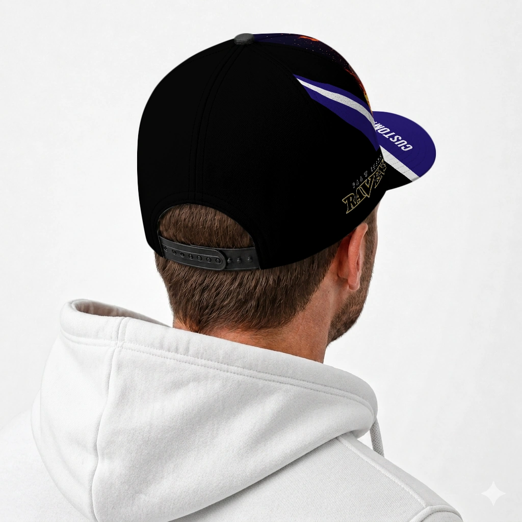 baltimore-ravens-cap-personalized-blazing-fire-purple-latest-model.webp