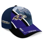 baltimore-ravens-cap-personalized-diagonal-slash-purple-best-selling.webp
