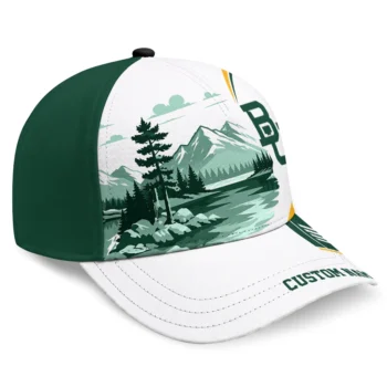 Baylor Bears Cap - Personalized Flat Illustration Green White