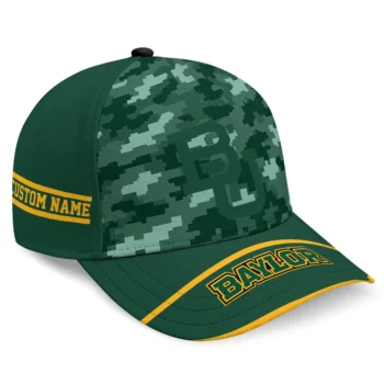Baylor Bears Cap - Personalized Pixel Camo Green
