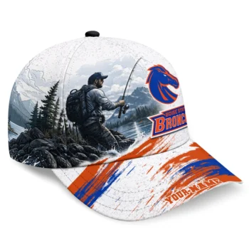 Boise State Broncos Cap - Custom Photo Realistic Orange White