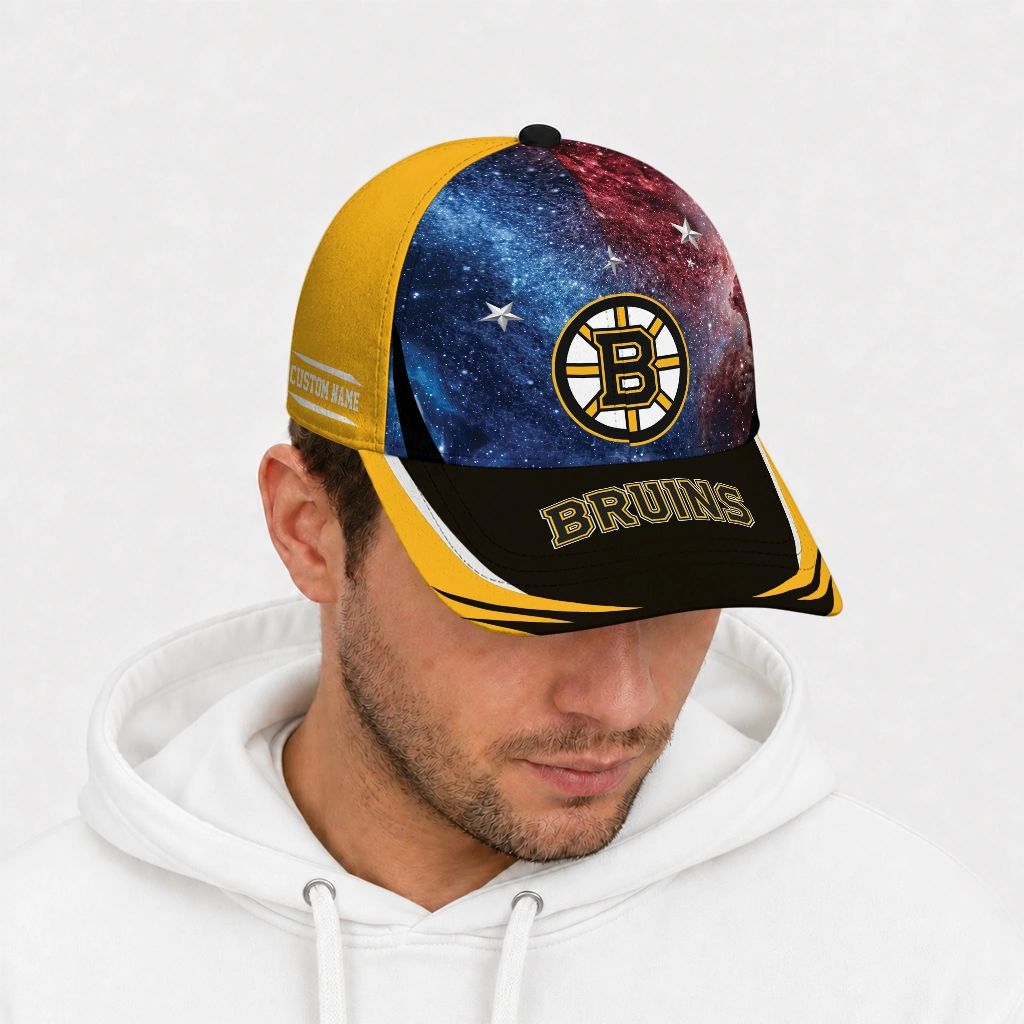 boston-bruins-cap-custom-galaxy-nebula-gold-new-arrival.webp