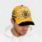 boston-bruins-cap-customized-tropical-floral-gold-best-selling.webp