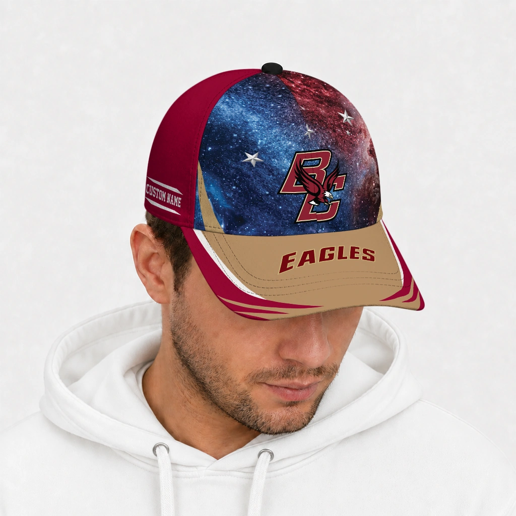boston-college-eagles-cap-personalized-galaxy-nebula-maroon-new-arrival.webp
