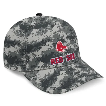 Boston Red Sox Cap - Custom Digital Camo Gray