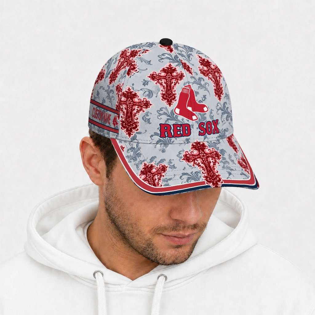 boston-red-sox-cap-customized-damask-pattern-red-white-new-arrival.webp