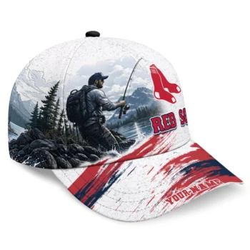 Boston Red Sox Cap - Personalized Photo Realistic Red White