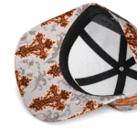 bowling-green-falcons-cap-custom-damask-pattern-orange-white-best-selling.webp