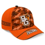 bowling-green-falcons-cap-custom-pixel-camo-orange-best-selling.webp