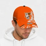 bowling-green-falcons-cap-custom-smoke-flames-orange-best-selling.webp