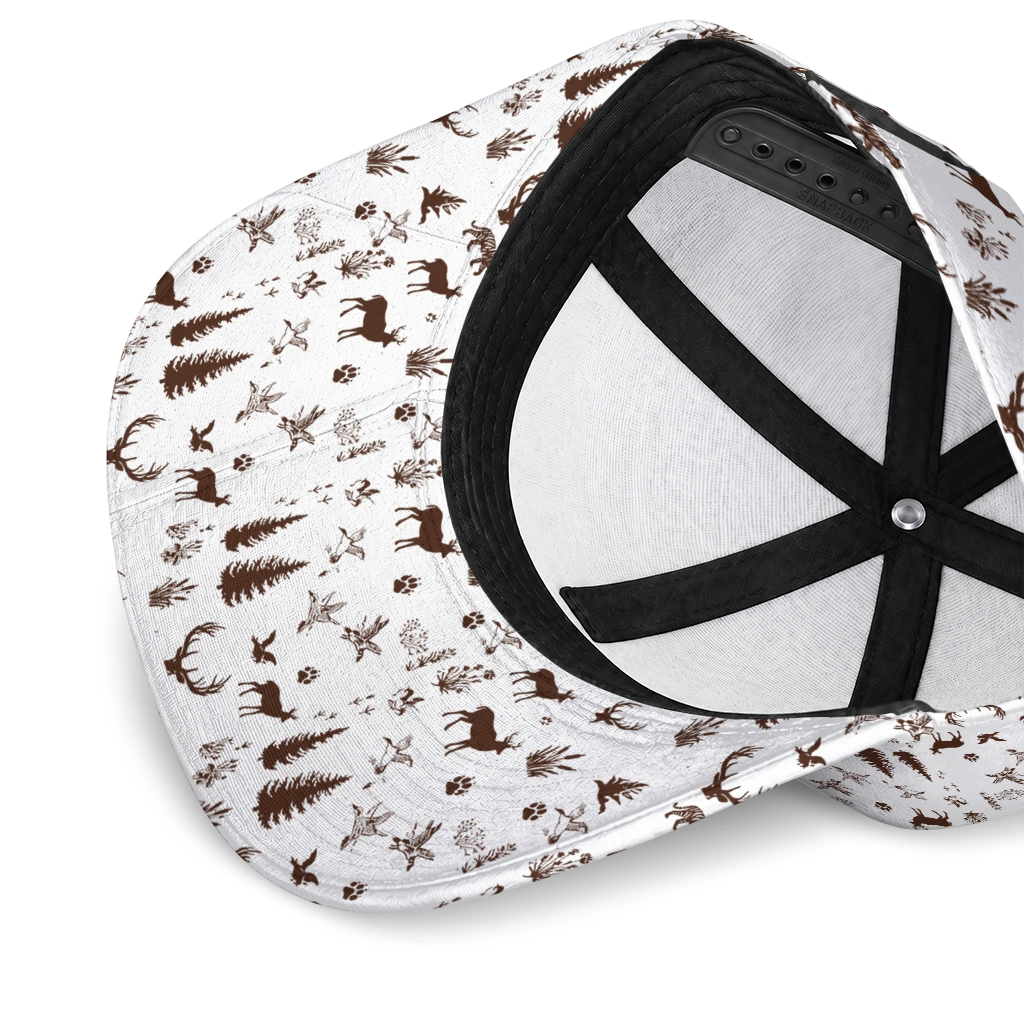 bowling-green-falcons-cap-custom-toile-pattern-orange-white-high-quality.webp