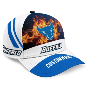 Buffalo Bulls Cap - Personalized Blazing Fire Royal Blue