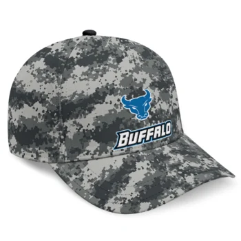 Buffalo Bulls Cap - Personalized Digital Camo Gray
