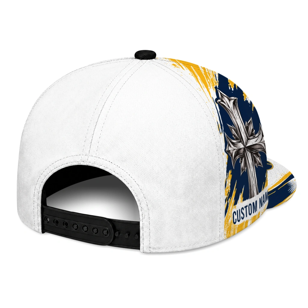 buffalo-sabres-cap-customized-grunge-cross-navy-blue-white-fashion-forward.webp