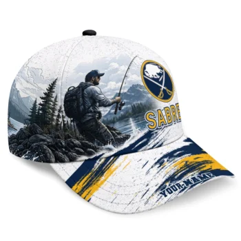 Buffalo Sabres Cap - Customized Photo Realistic Navy Blue White