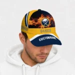 buffalo-sabres-cap-personalized-blazing-fire-navy-blue-best-selling.webp