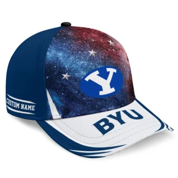 BYU Cougars Cap - Customized Galaxy Nebula Blue
