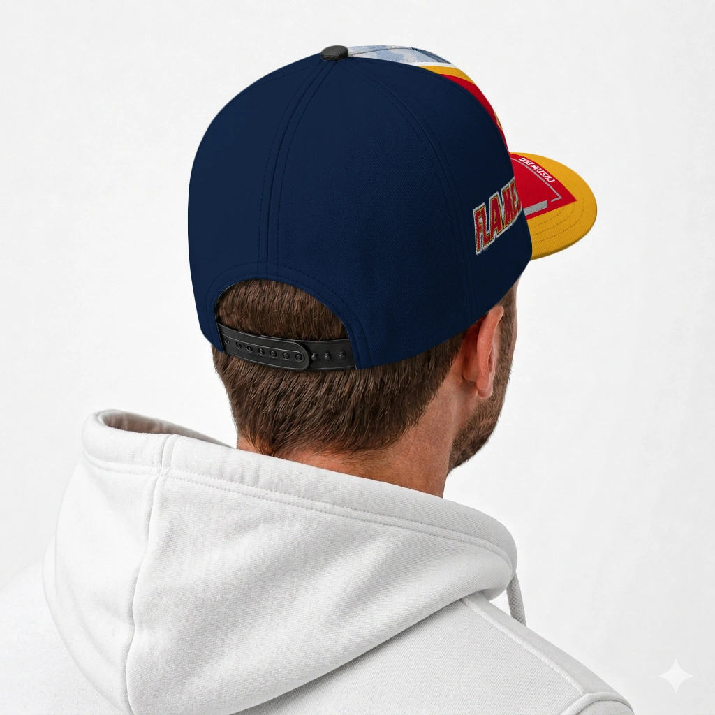 calgary-flames-cap-custom-diagonal-slash-red-latest-model.webp