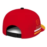 calgary-flames-cap-custom-tropical-floral-red-best-selling.webp