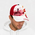 calgary-flames-cap-customized-flat-illustration-red-white-best-selling.webp