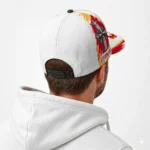 calgary-flames-cap-personalized-grunge-cross-red-white-best-selling.webp
