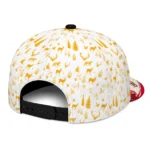 calgary-flames-cap-personalized-toile-pattern-red-white-best-selling.webp