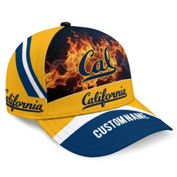 California Golden Bears Cap - Personalized Blazing Fire Blue