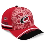 carolina-hurricanes-cap-customized-tropical-floral-red-best-selling.webp